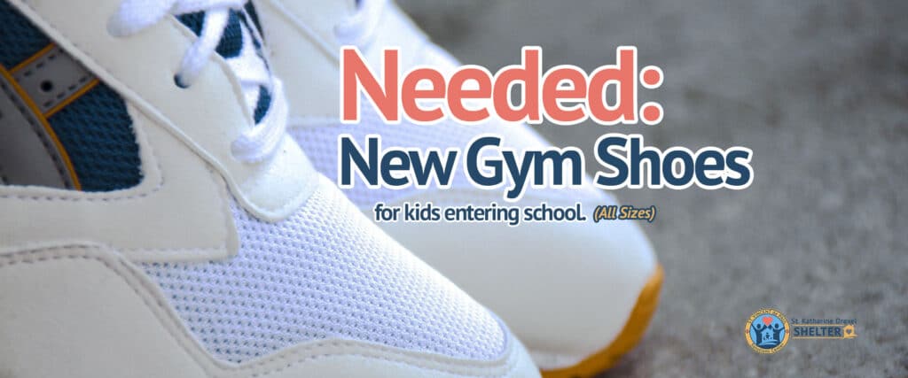 New Gym Shoes needed. Charity to donate shoes.
