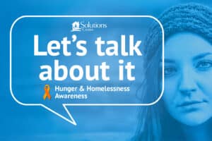 Hunger and Homeless Awareness banner.